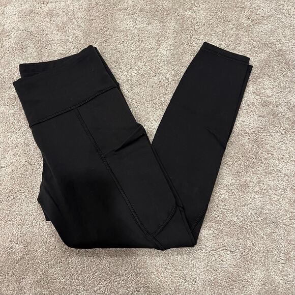 Athleta‎ Women's Ankle Length Black Legging with Pockets Size Small - Picture 1 of 10